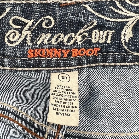 Refuge Knock Out Skinny Boot Jeans Size 8 Women’s - Picture 4 of 5